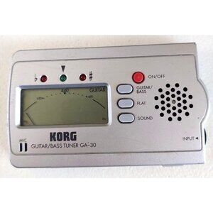 Korg GA-30 Ultra Compact Guitar and Bass Tuner Instrument Tuner